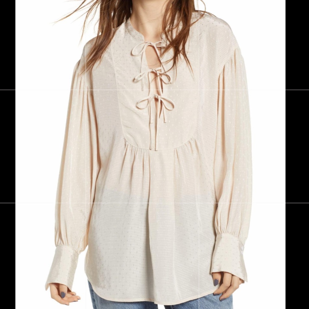Treasure & Bond Blouson Sleeve Tunic